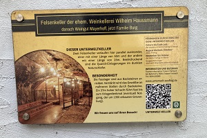 Felsenkeller Unterwelt Moselstr. 19 Traben-Trarbach Mosel